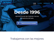 Tablet Screenshot of bateriasgerbat.com.ar